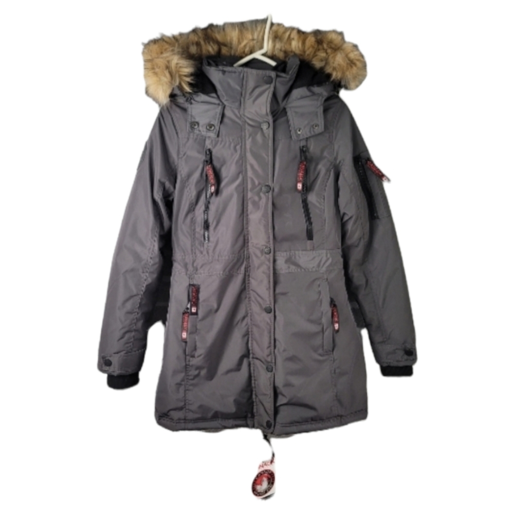 Canada Weathergear Cold Weather Snow Coat With Removable fur Trim Women's S NWT